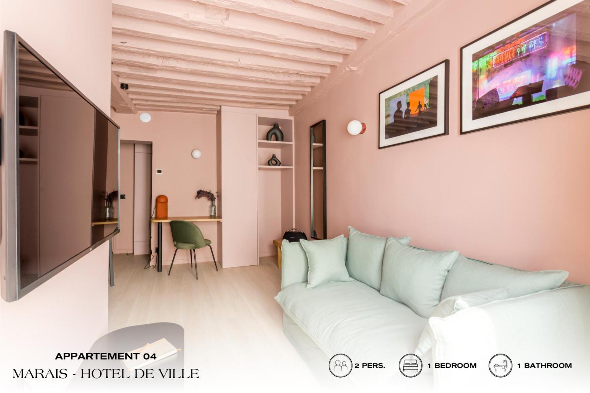 Beauquartier - Marais, Bourg Tibourg Apartment Paris Exterior foto