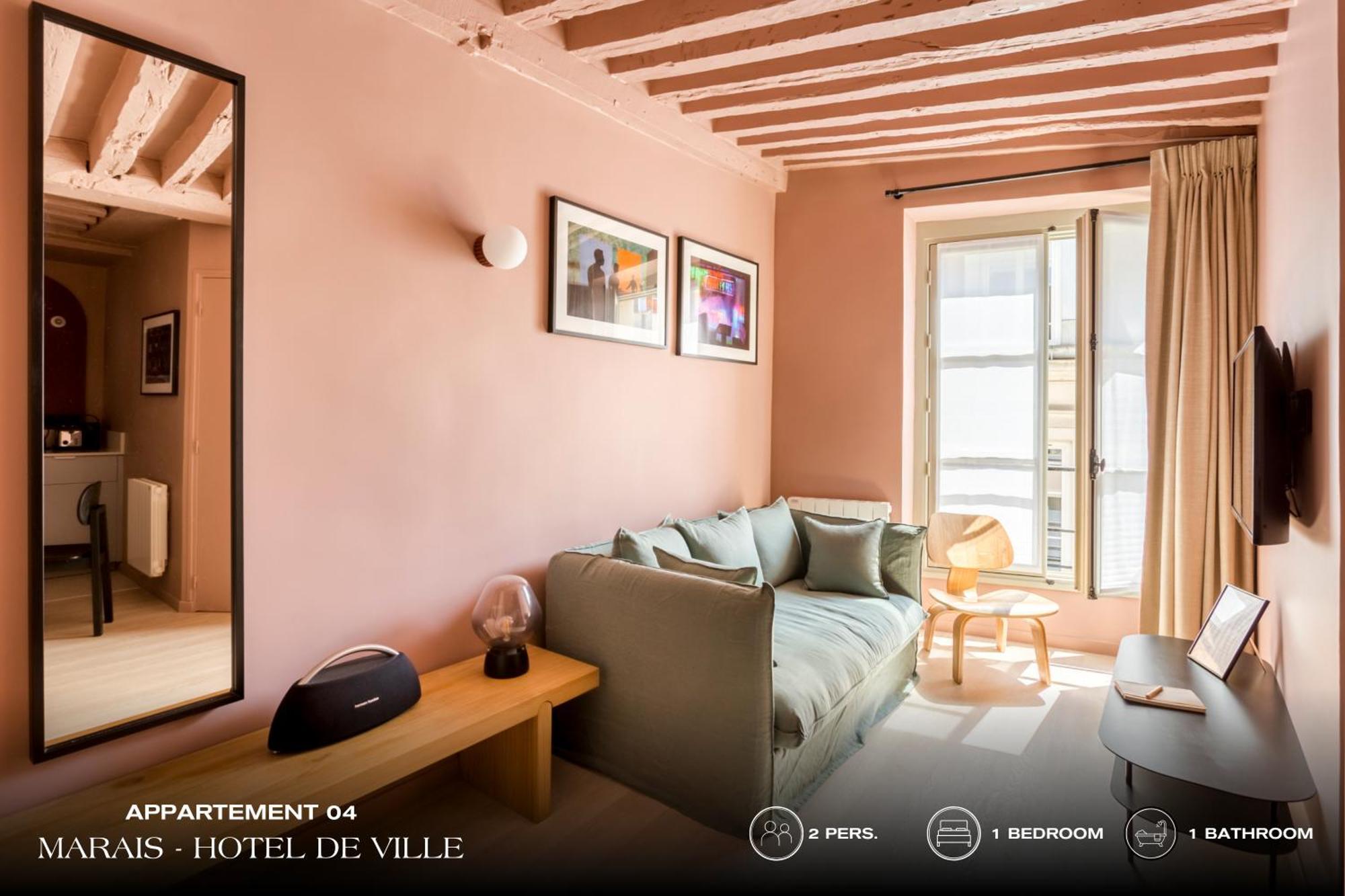 Beauquartier - Marais, Bourg Tibourg Apartment Paris Exterior foto